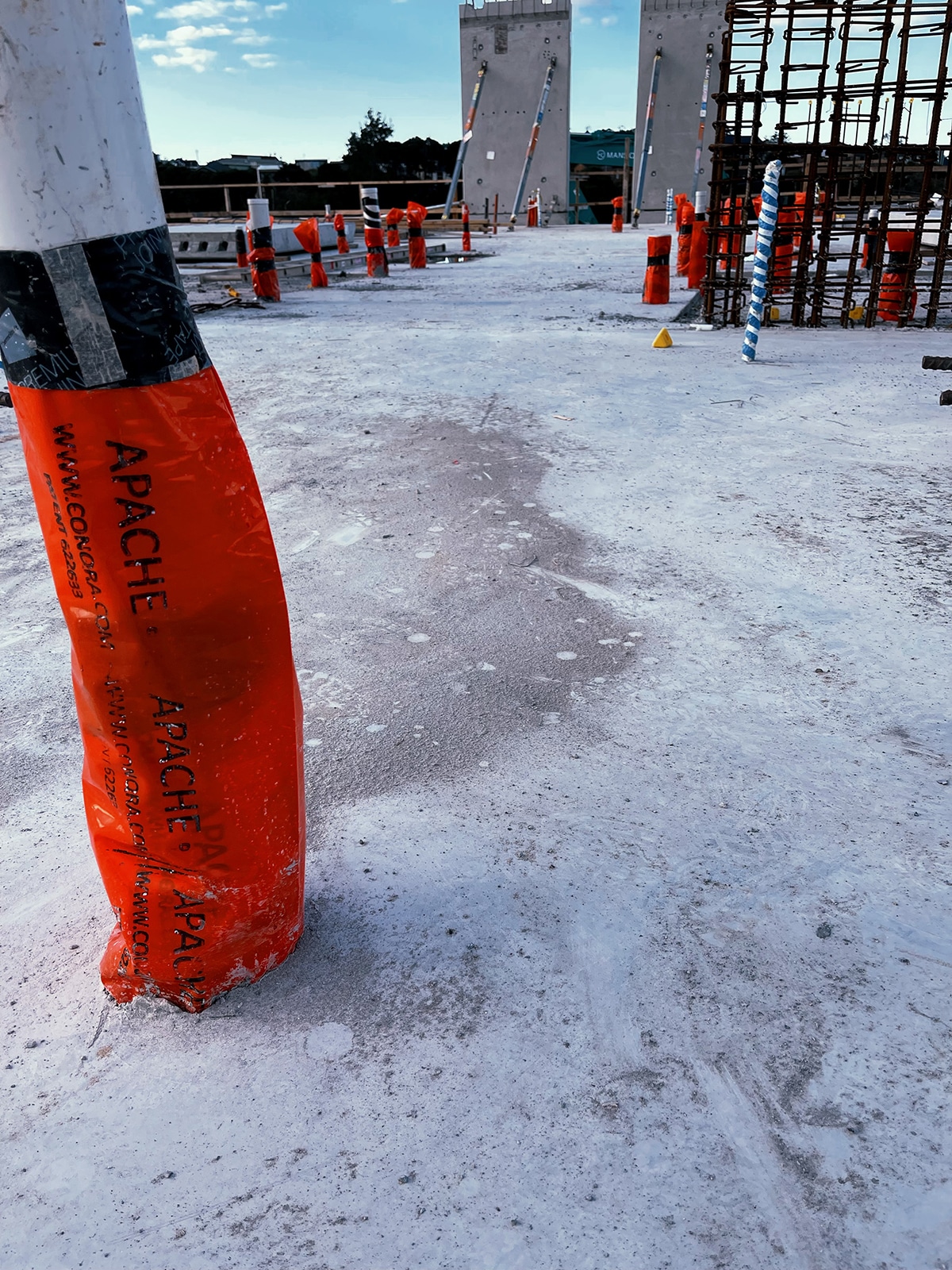 The bright orange of the Apache is synonymous with safety 2 - The bright orange of the Apache is synonymous with safety and a quality vapour barrier slip joint Copy